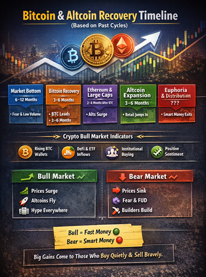 Bitcoin & Altcoin Recovery Timeline (Based on Past Cycles)