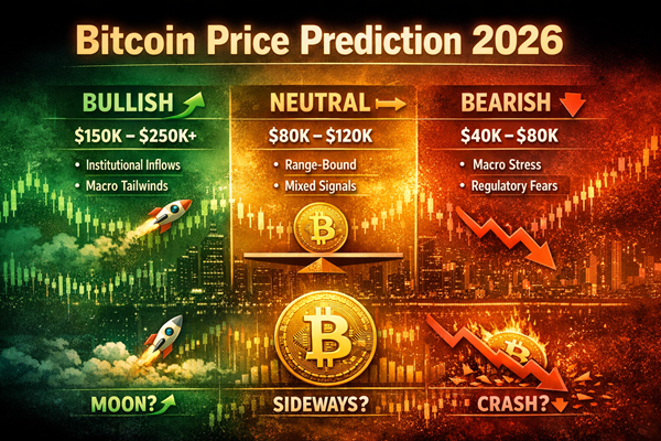 Bitcoin Price Prediction 2026 Bull, Bear & Sideways Scenarios