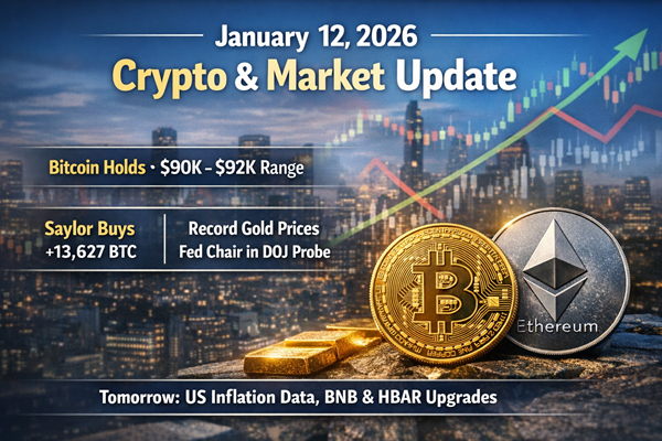 January 12, 2026 Crypto Market Report & Outlook