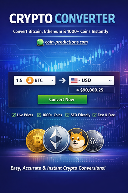 Professional Crypto Currency Converter by Coin-Predictions.com