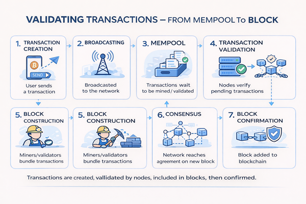 Validating Transactions - From Mempool to Block