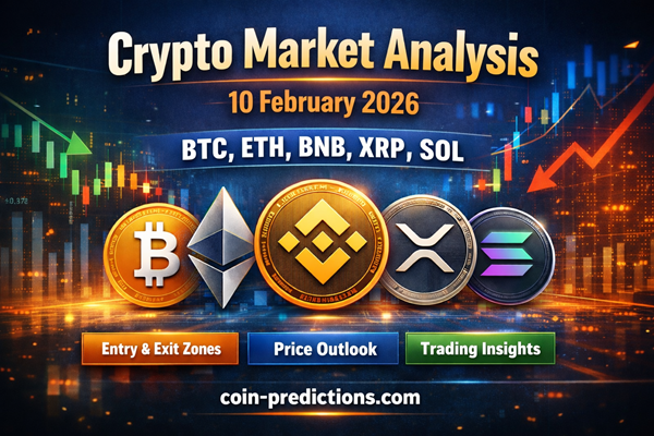 Crypto Market Analysis 10 Feb 2026 - BTC, ETH, BNB, SOL
