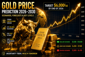 Gold Price Prediction 2026, 2027, 2028-2030 Forecast, Targets & Outlook